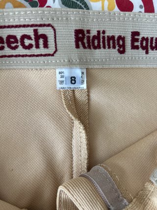 Pantalón equitación niña Beech Talla 8 Beige