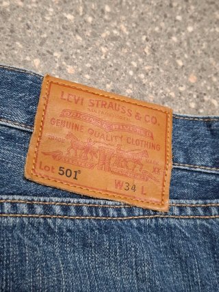 Levi's 501 bermuda jeans W34