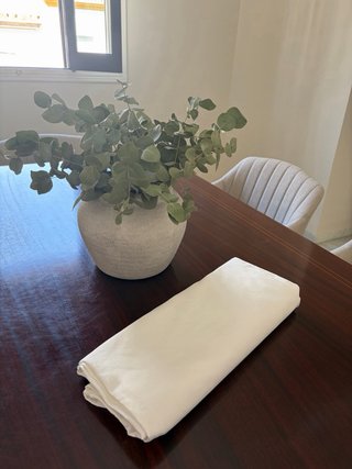 Mantel grande para mesa blanco