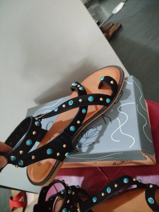 Sandali donna n.38 con borchie