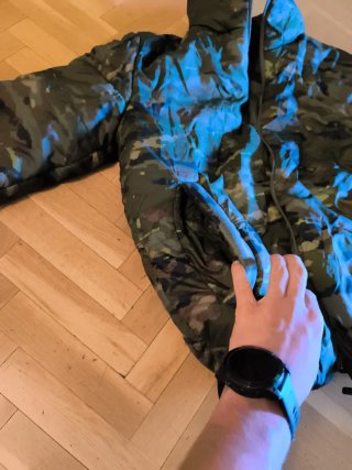 Chaquetón Ejército Frío Extremo Boscoso pixelado