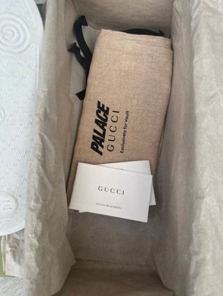 Chanclas Gucci Palace Rojas y Blancas