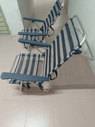 Sillas de Playa Plegables (2 unidades)