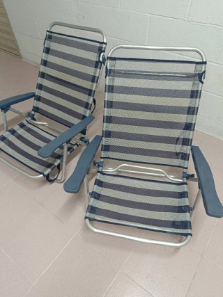 Sillas de Playa Plegables (2 unidades)