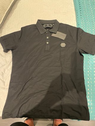 Polo Philipp Plein Negro Talla  L