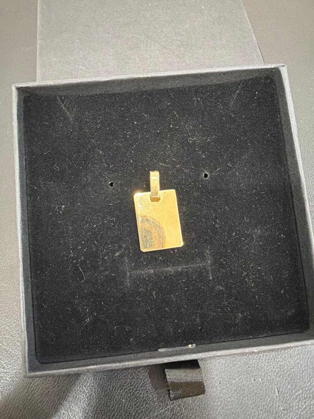 Placa de oro 18k para grabar