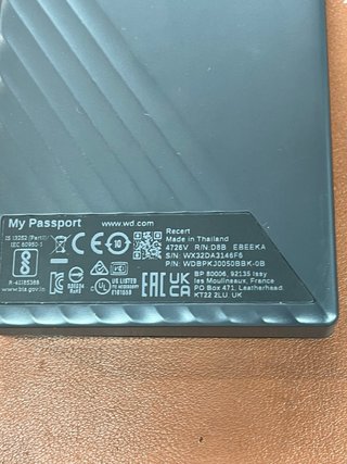 Disco Duro WD 5TB#3146F6