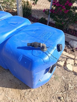 Depósito agua 1000L azul