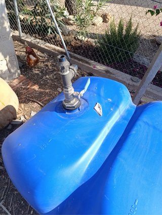 Depósito agua 1000L azul