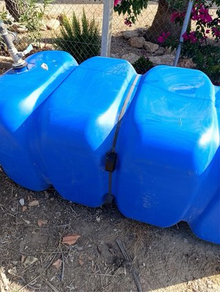 Depósito agua 1000L azul