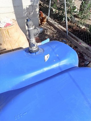 Depósito agua 1000L azul