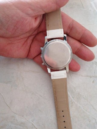 Orologio da polso WOKAI bianco e argento