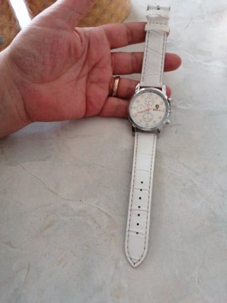 Orologio da polso WOKAI bianco e argento