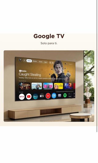 TCL 55A400 55” QLED 4K 144Hz Google TV - NUEVO