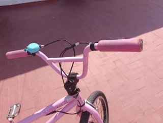 Bici BMX rosa orbikes slammer