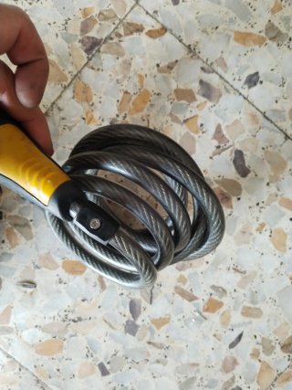 Candado de cable para bicicleta