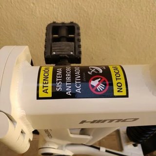 Pegatinas Sistema antirrobo activado