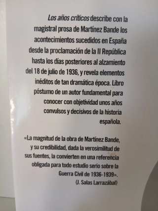 Los Años Críticos: República, Conspiración, Revolu