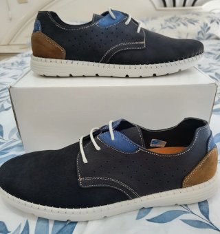 Zapatos de piel hombre nubuck