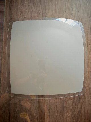 Plafón de techo cristal y plástico
