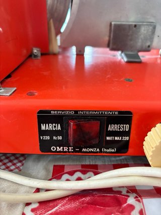 Affettatrice OMRE Quick Mill Rossa