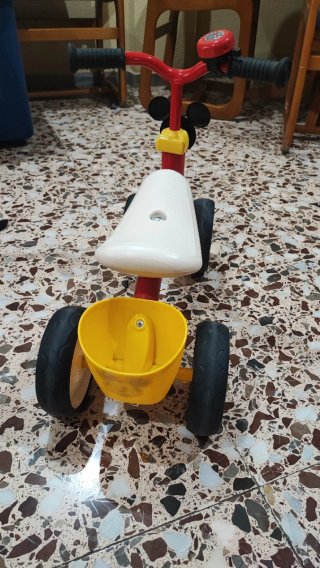 Triciclo Infantil Rojo y Amarillo