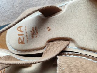 Menorquinas abarcas RIA Talla 42