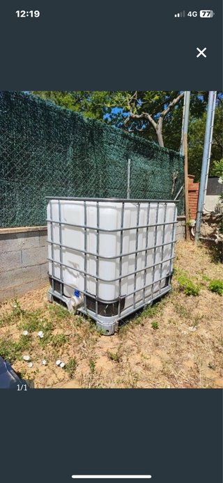 2 Depósitos Agua 1000L IBC tlf 636386325
