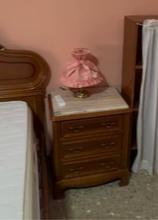 Muebles conjunto de madera buena antigua