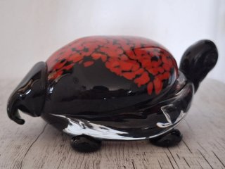 Tartaruga Vetro Murano Massiccio Vintage 1960