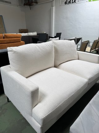 Sofá 2 plazas blanco nuevo