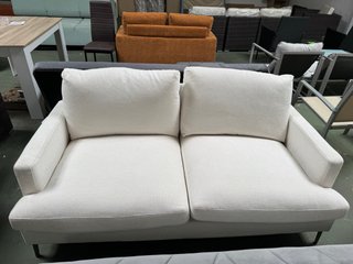 Sofá 2 plazas blanco nuevo
