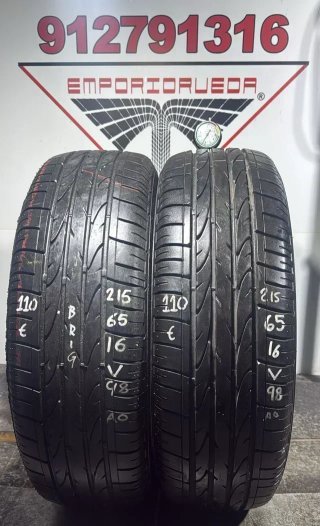 215 65 16 V BRIDGESTONE RUEDA SEMINUEVA OFERTA