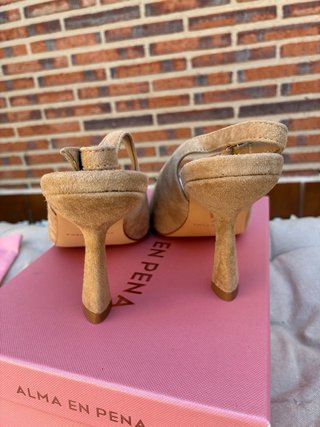 Zapatos Alma en Pena Talla 39 Piel Beige