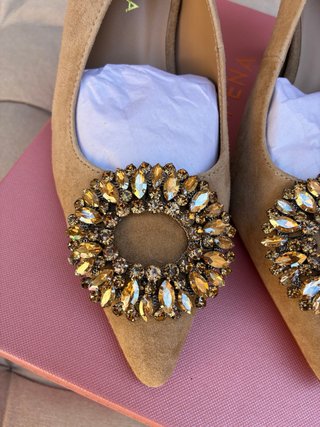 Zapatos Alma en Pena Talla 39 Piel Beige