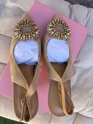 Zapatos Alma en Pena Talla 39 Piel Beige