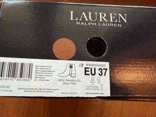 Stivaletti Ralph Lauren Marroni Tg 37