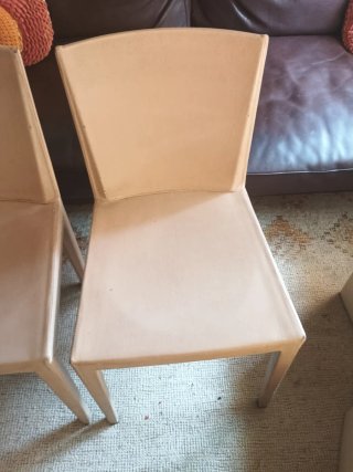 Urge 3 Sillas Comedor Piel dieño.