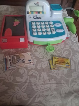 Caja Registradora Juguete con Micrófono