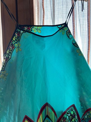 Vestido camisón satén estampado floral