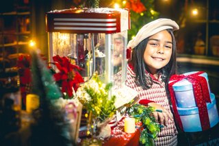 Decorado Fotográfico Navidad Mercadillo