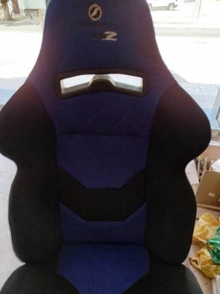 Asiento Baquet Competición Azul/Negro