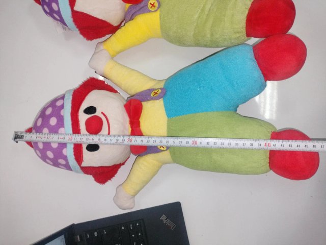 Pack 2 peluches payasos 50cm