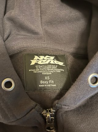 Sudadera No Fear Negra Talla XS