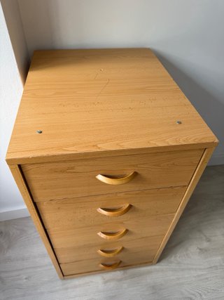 Cajonera de madera 5 cajones