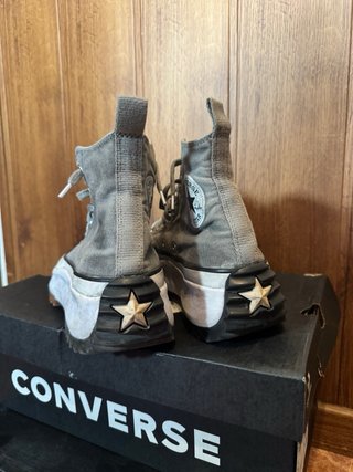 Converse desgastadas grises talla 41