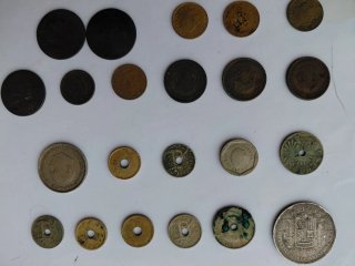 Lote de monedas antiguas