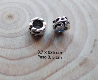 198 Abalorios Rueda Aleación para Pulseras