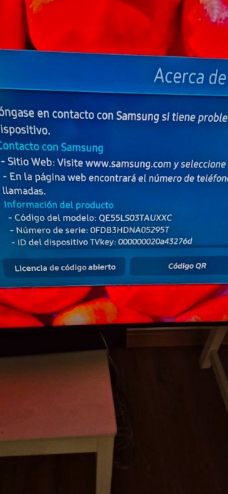 Samsung neo qled the ferme TV 55 4K smart tv