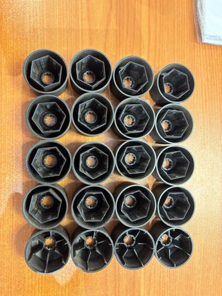 20 Tapas Tornillos Antirrobo Volkswagen OEM